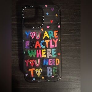 Casetify Multicolor 'You Are Exactly Where You Need To Be' Phone Case